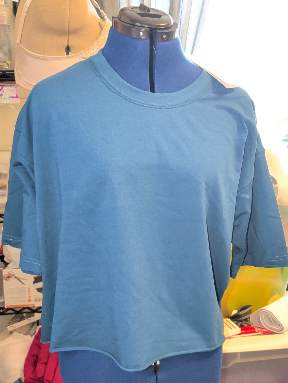 HUGO Teal Crewneck Tee with Tag